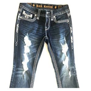Rock Revival Felicia Cuff Straight Jeans